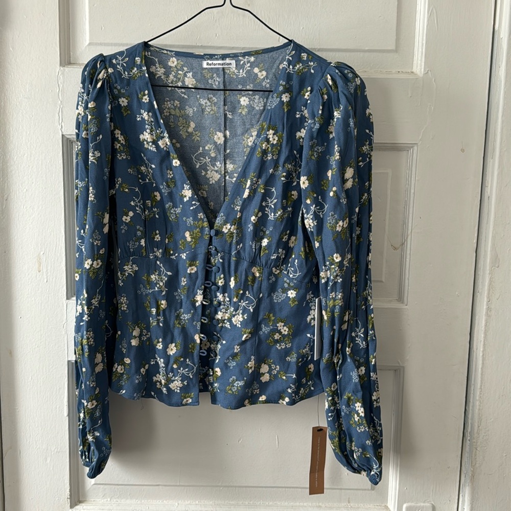 Reformation Nell Blouse